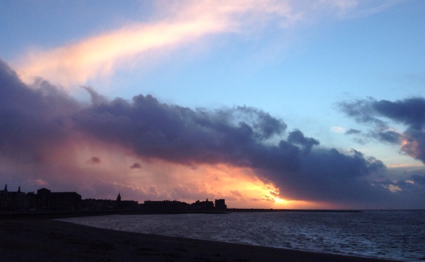 Sunset over Morecambe