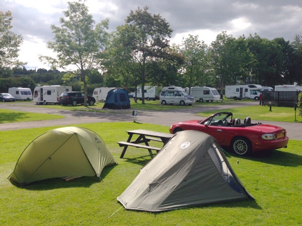 Camping at Dingwall - MSR Hubba Tent