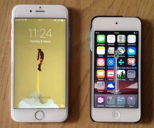 iPhone 6s and iPod Touch