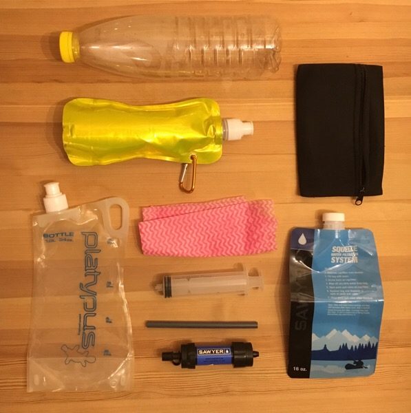 Backpacking Water - bottles and bladders