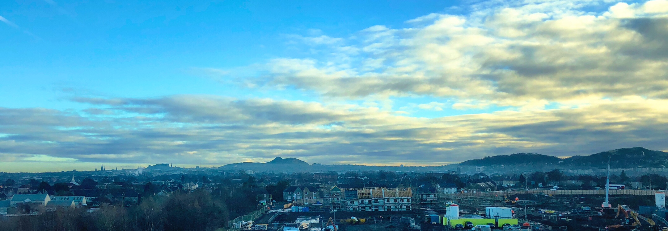 Edinburgh - Taken from the 5th floor of the Napier Sighthill Building.