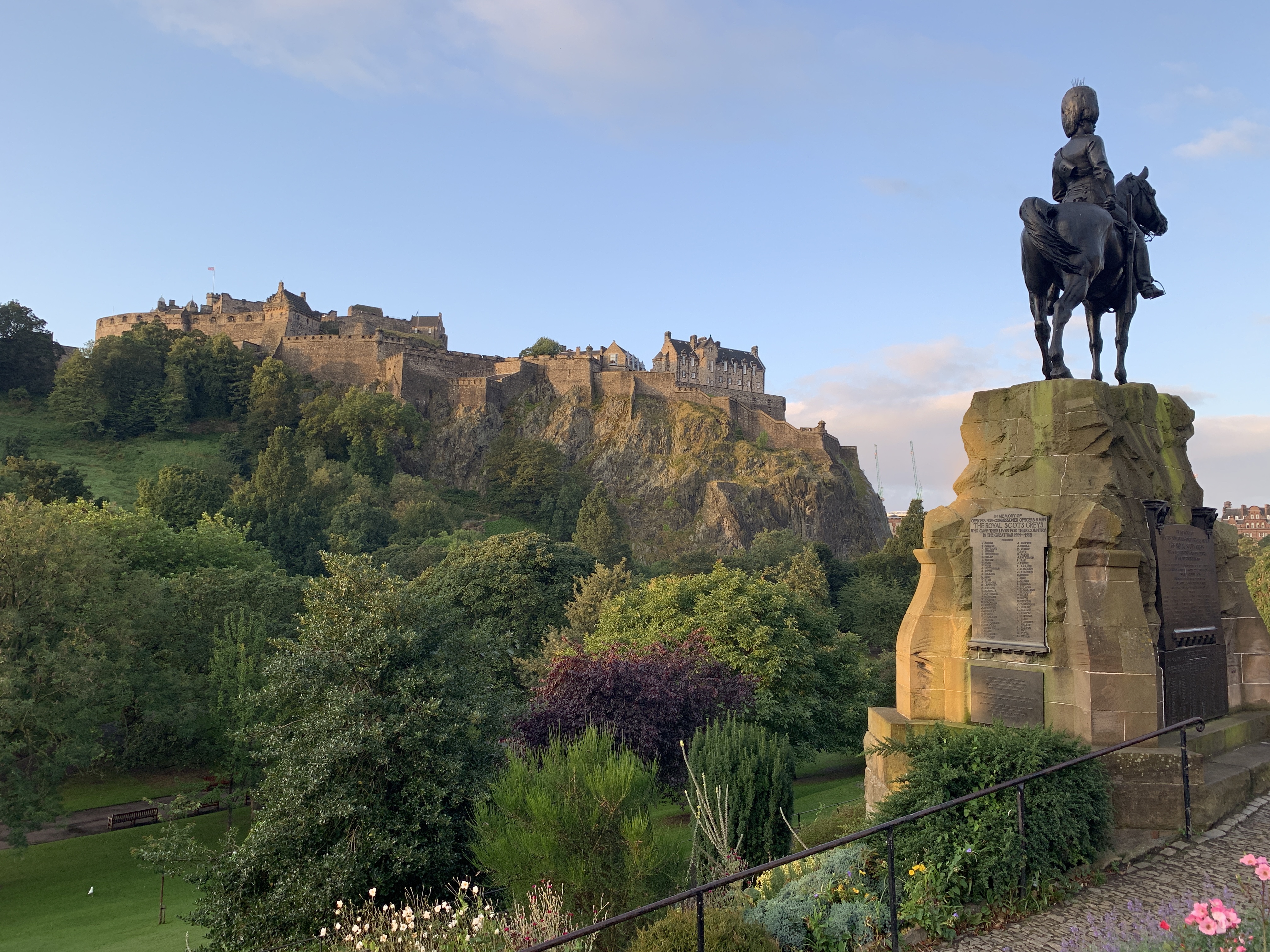 Edinburgh Castle from Princes Street