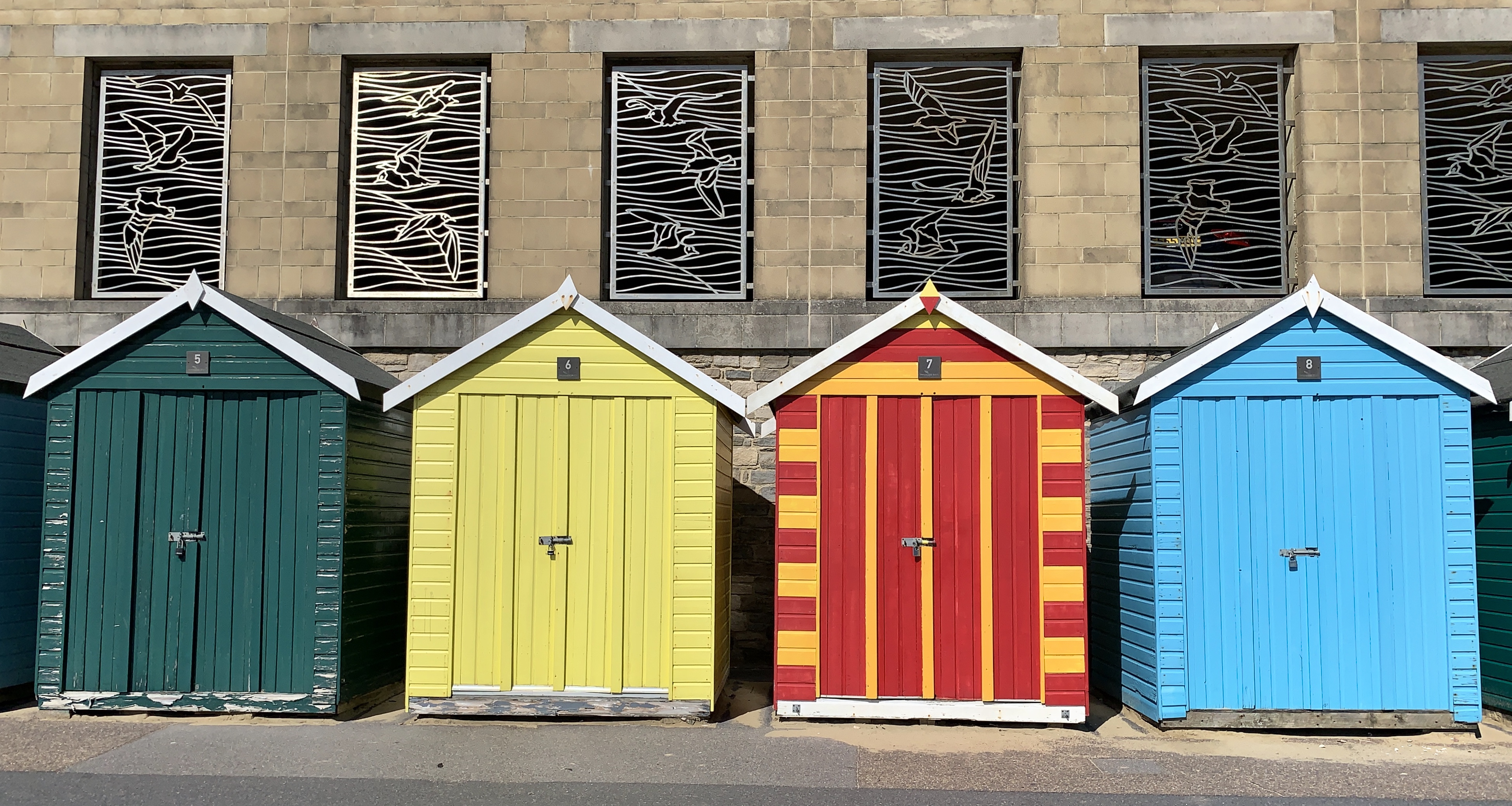 Boscombe Beach Huts