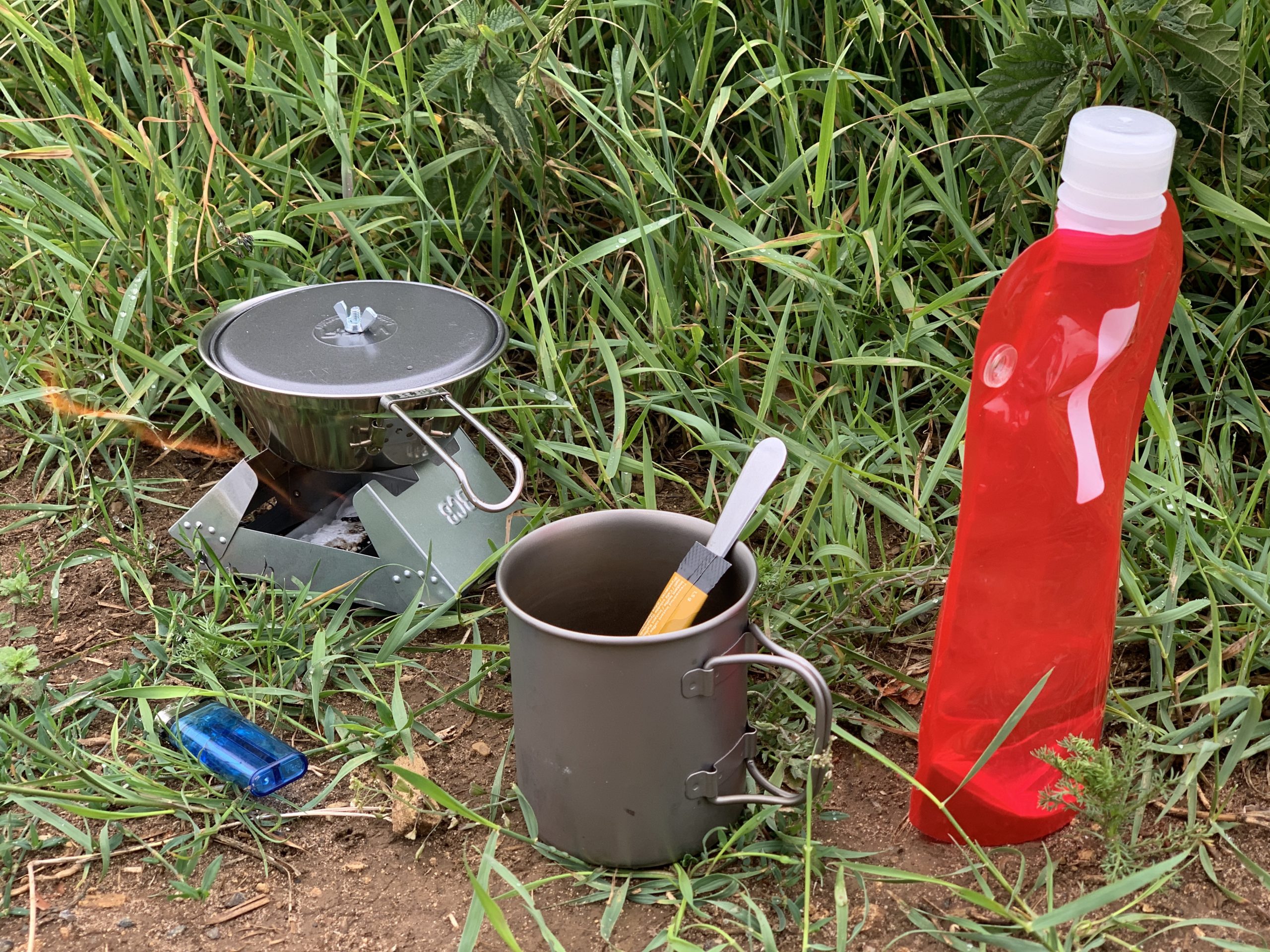 Sierra cup and British Army Stove