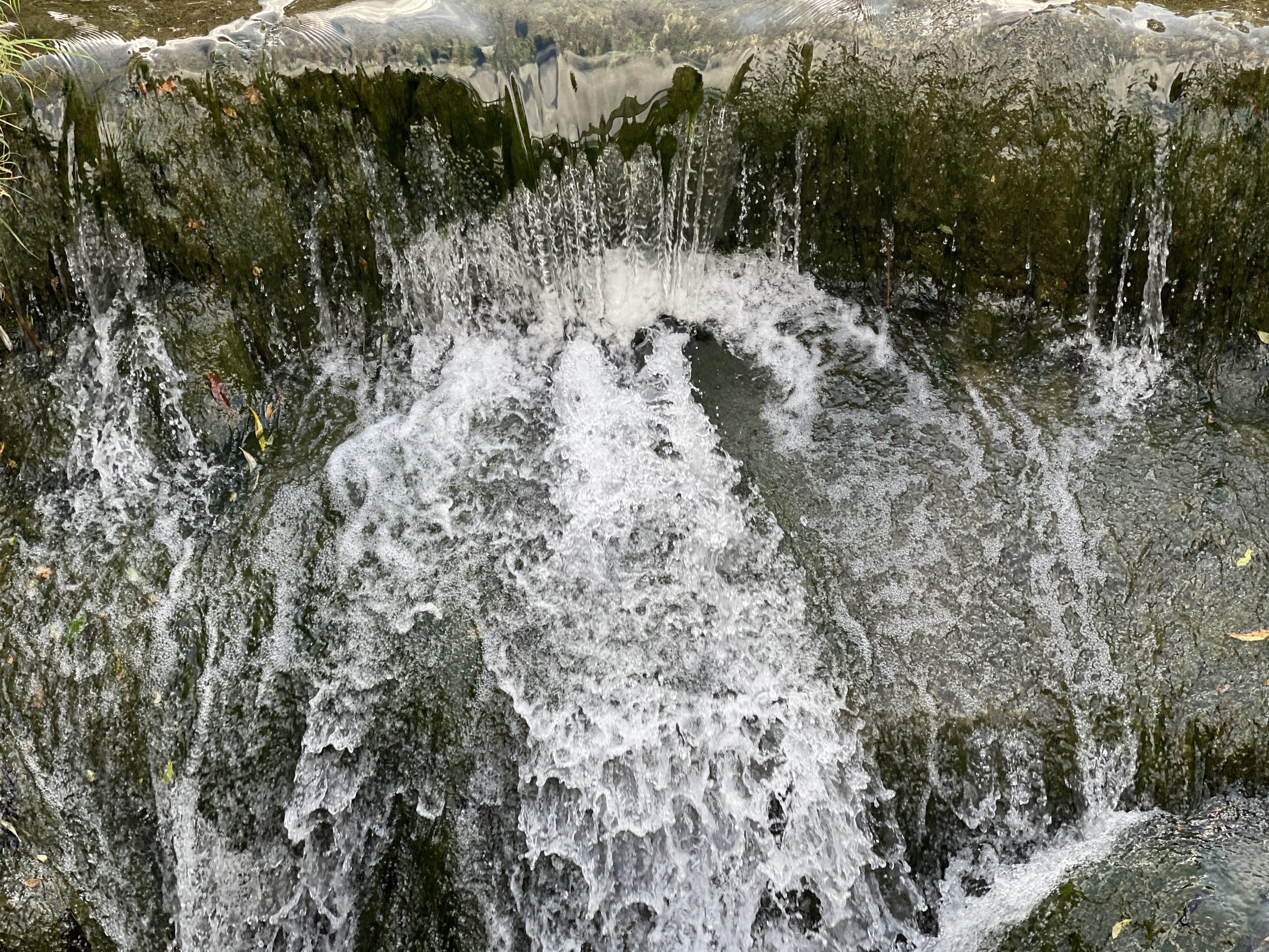 Weir and lock on the River Slea 