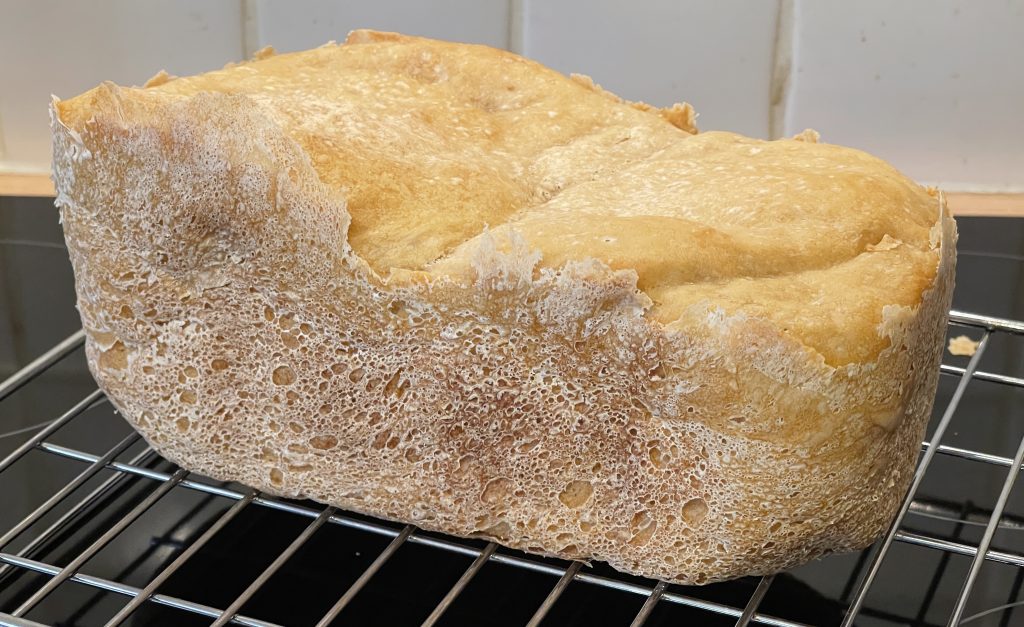 Homemade white loaf