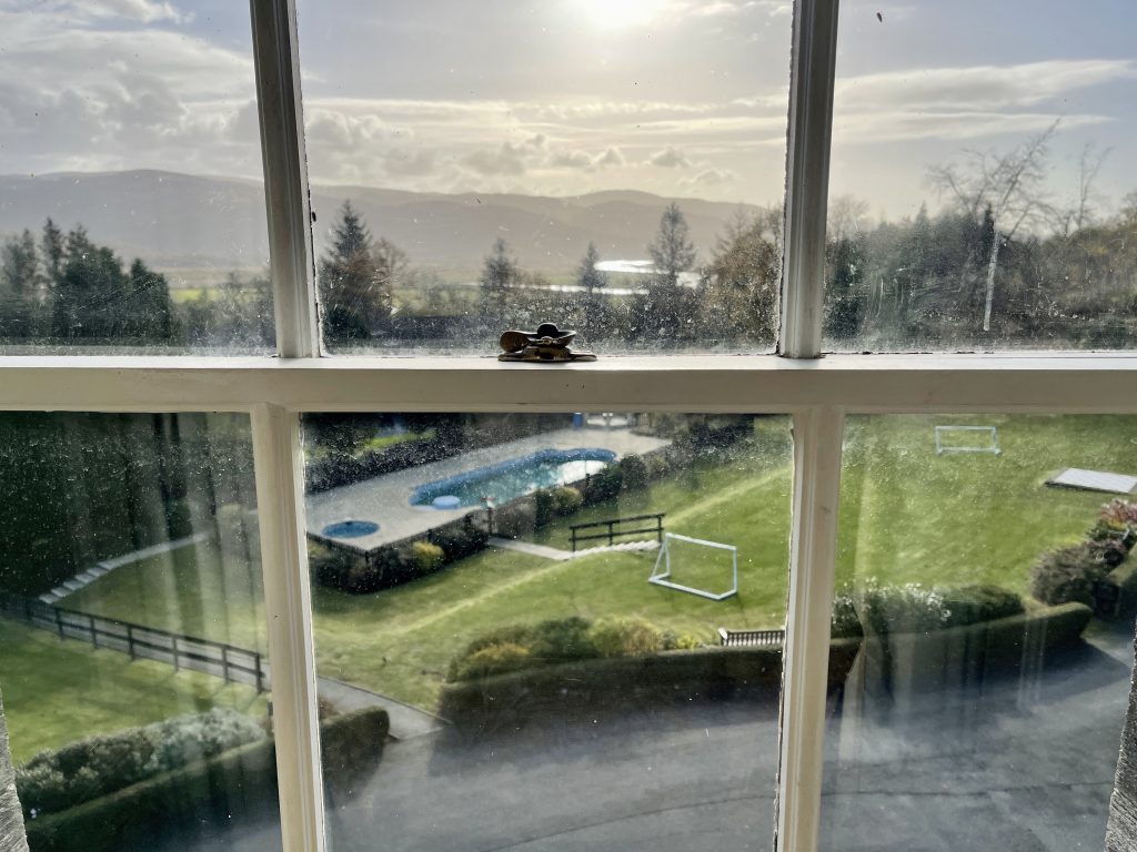 the view from the flat - Plas Talgarth