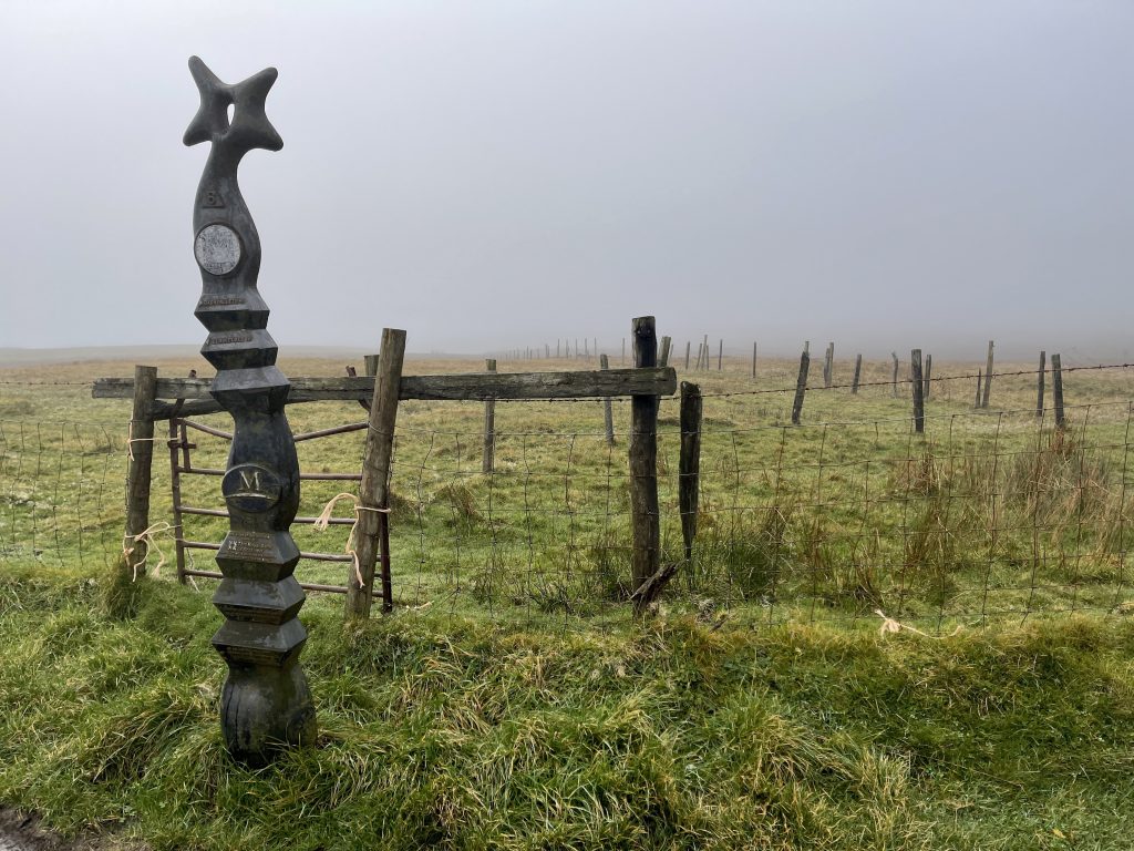 Machynlleth way marker