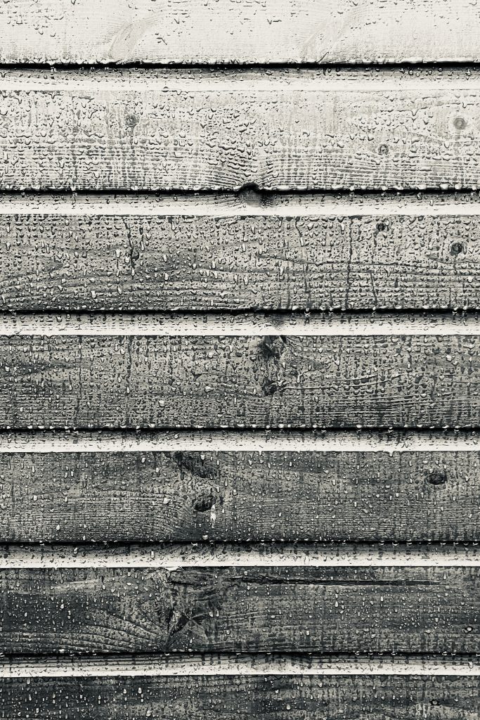 Rain on a shed wall Silverstone image