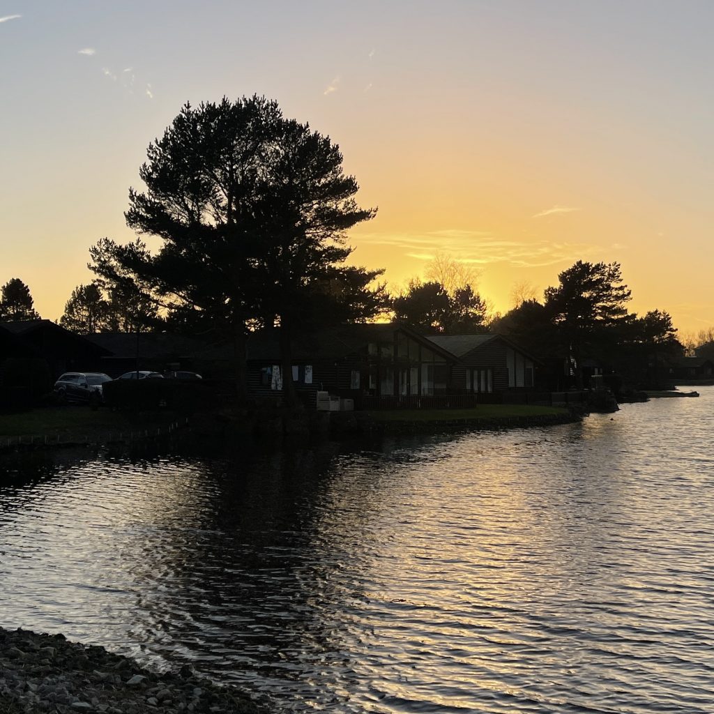 Sunset at Pine Lake