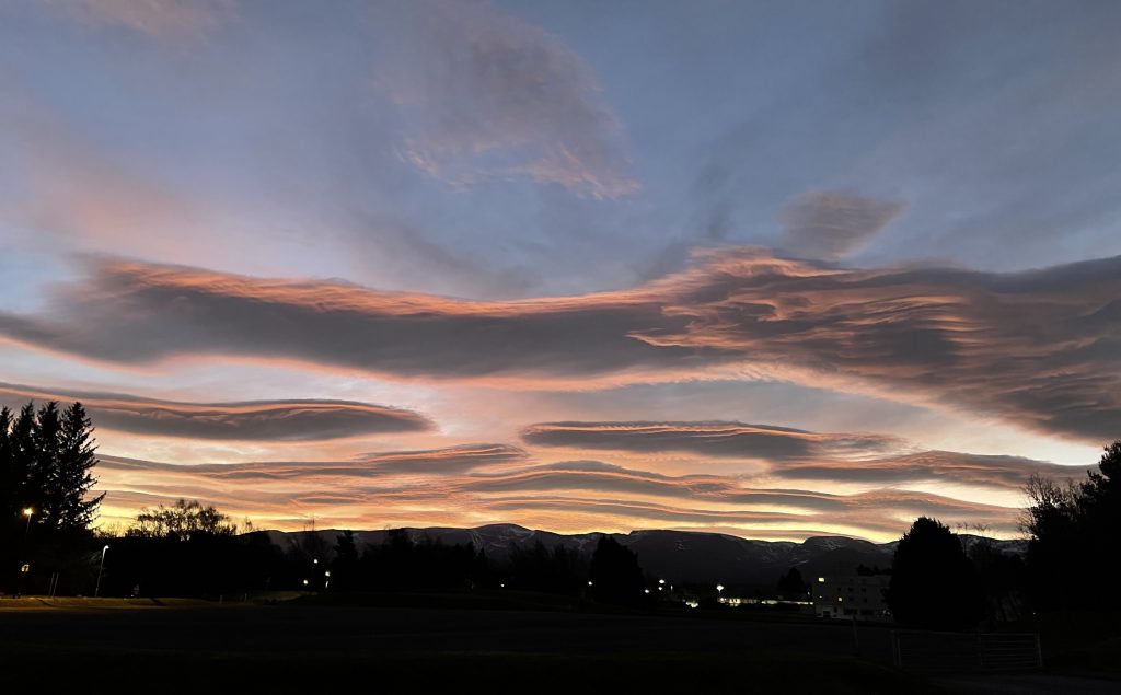 Sunrise over Aviemore