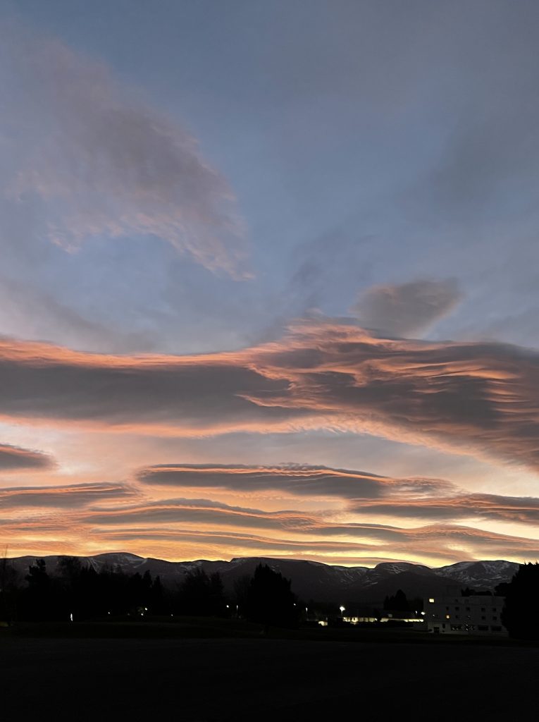 Sunrise over the Cairngorm