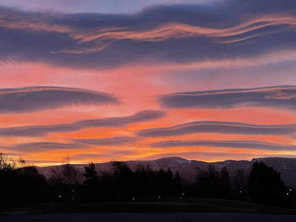 Sunrise over the Cairngorm