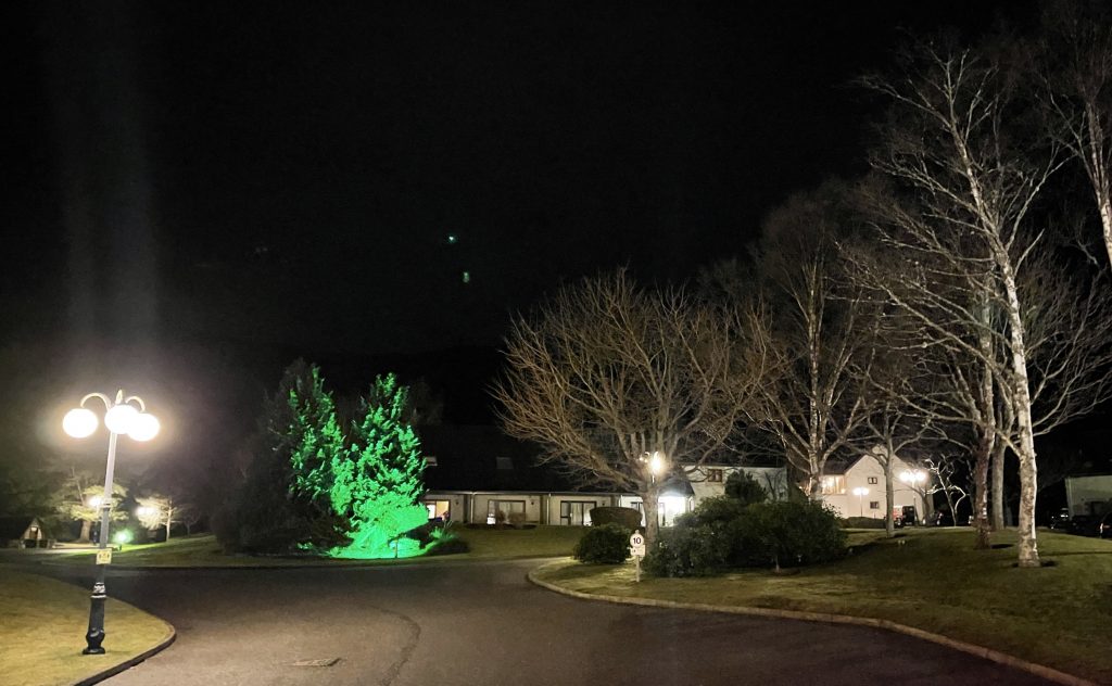 Scandinavian Village at night​