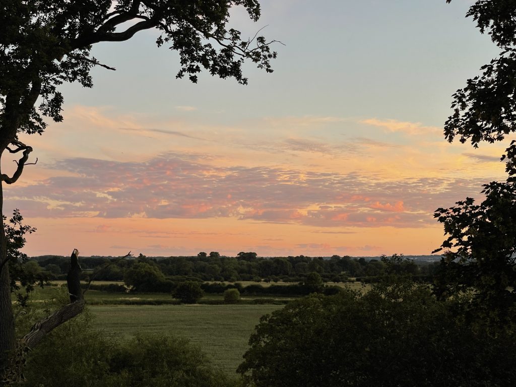 Sunset from the balcony​