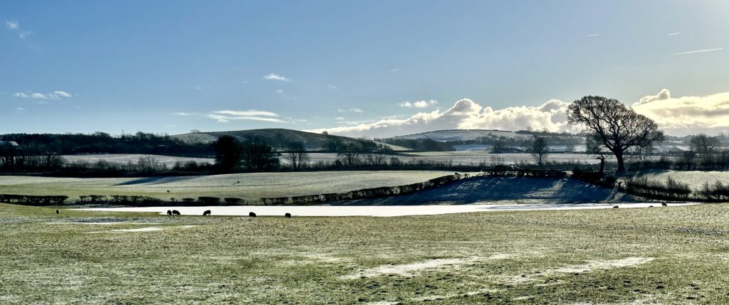 Lancashire with snow