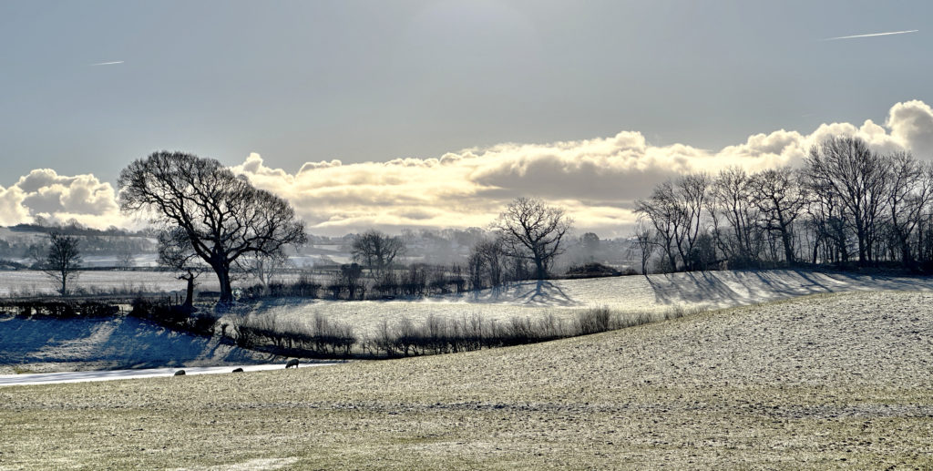 Lancashire with snow