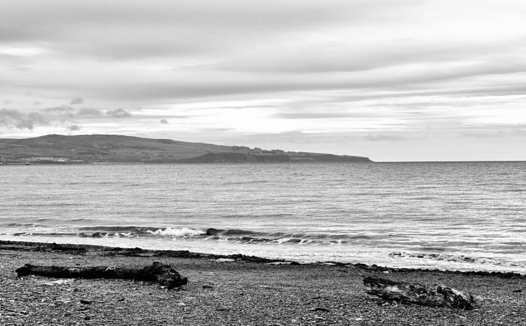 From Prestwick looking back towards Ayr