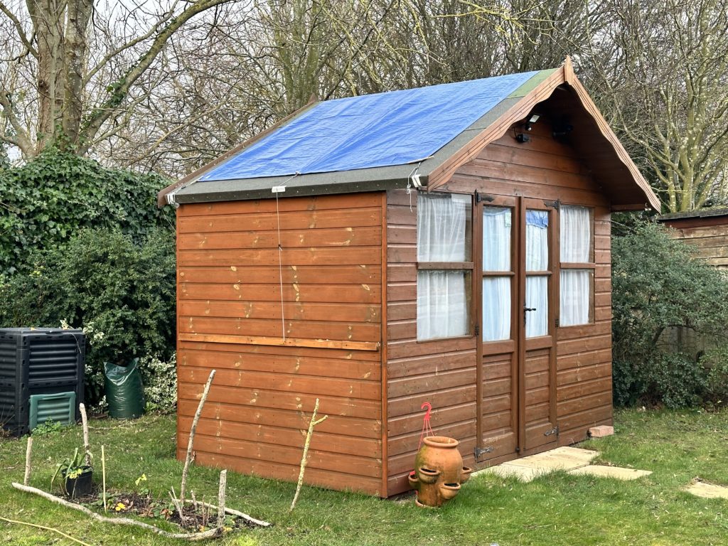 The Shed with a leaking roof