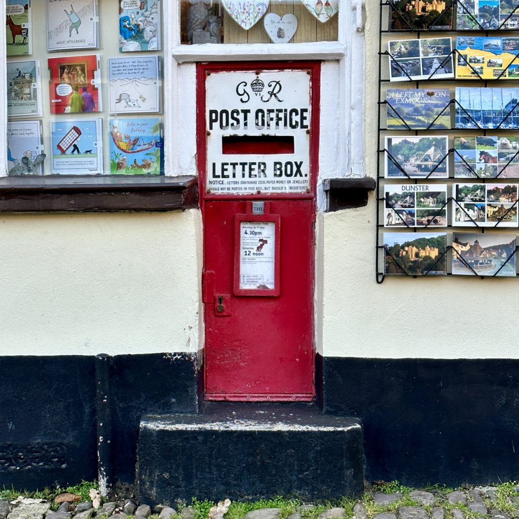 Dunster post box