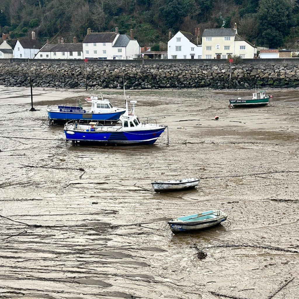 Boats in Minehead Harbour