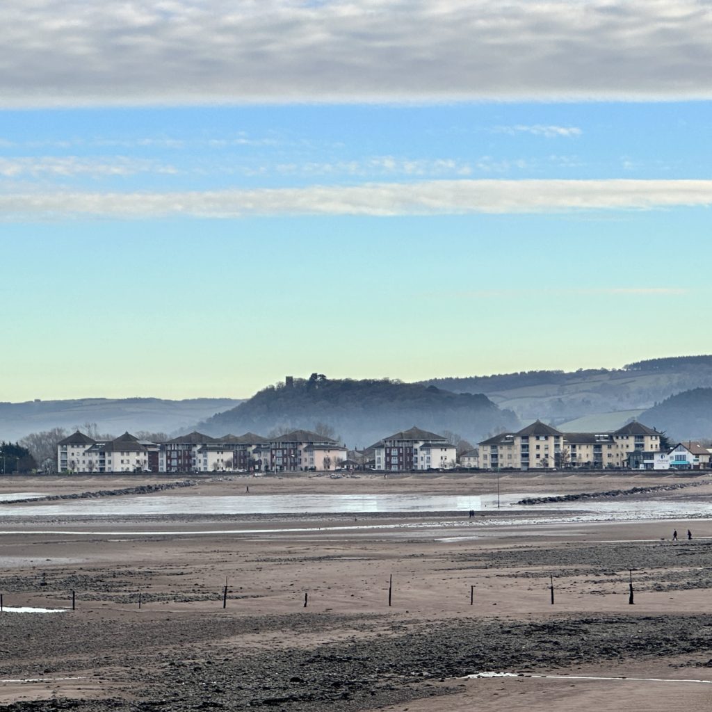 Minehead Bay misty evening