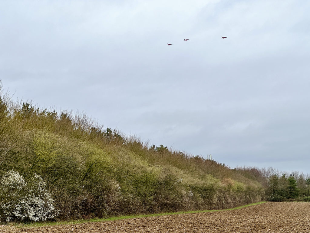 Red Arrows over Branston