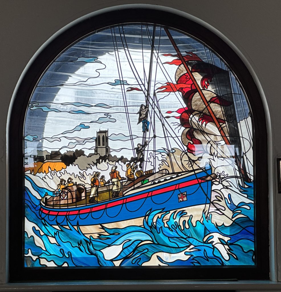 Cromer Lifeboat Stain glass windows