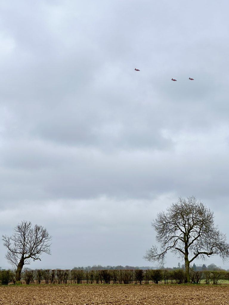 Red Arrows over Branston
