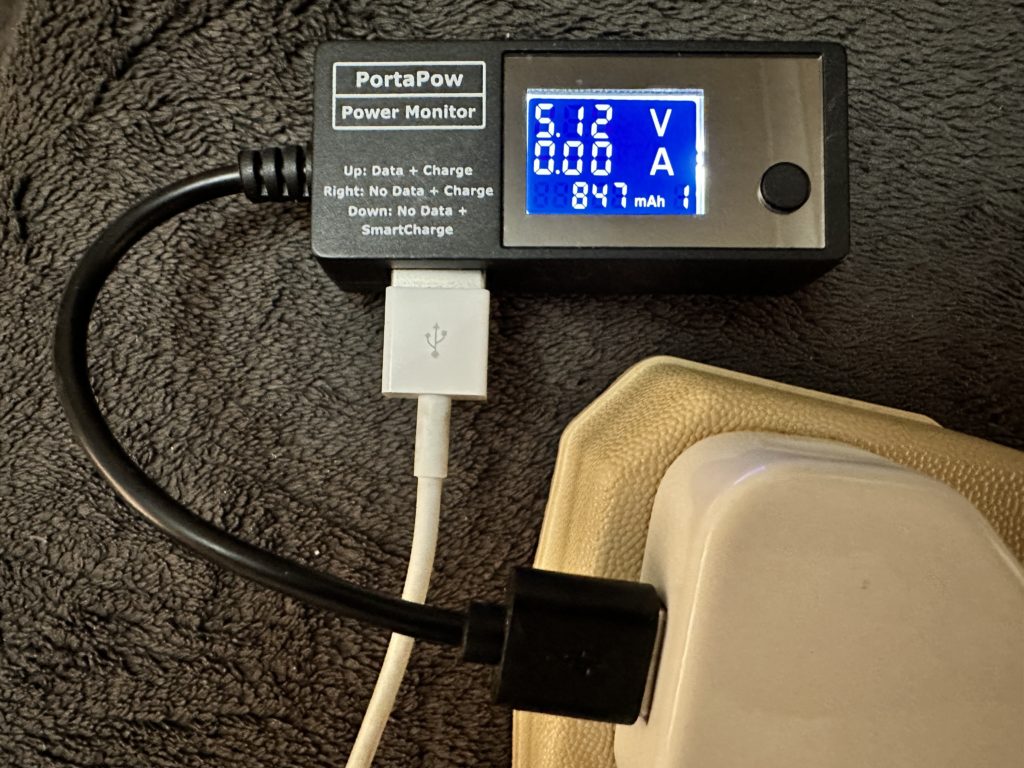 USB power monitor dongle