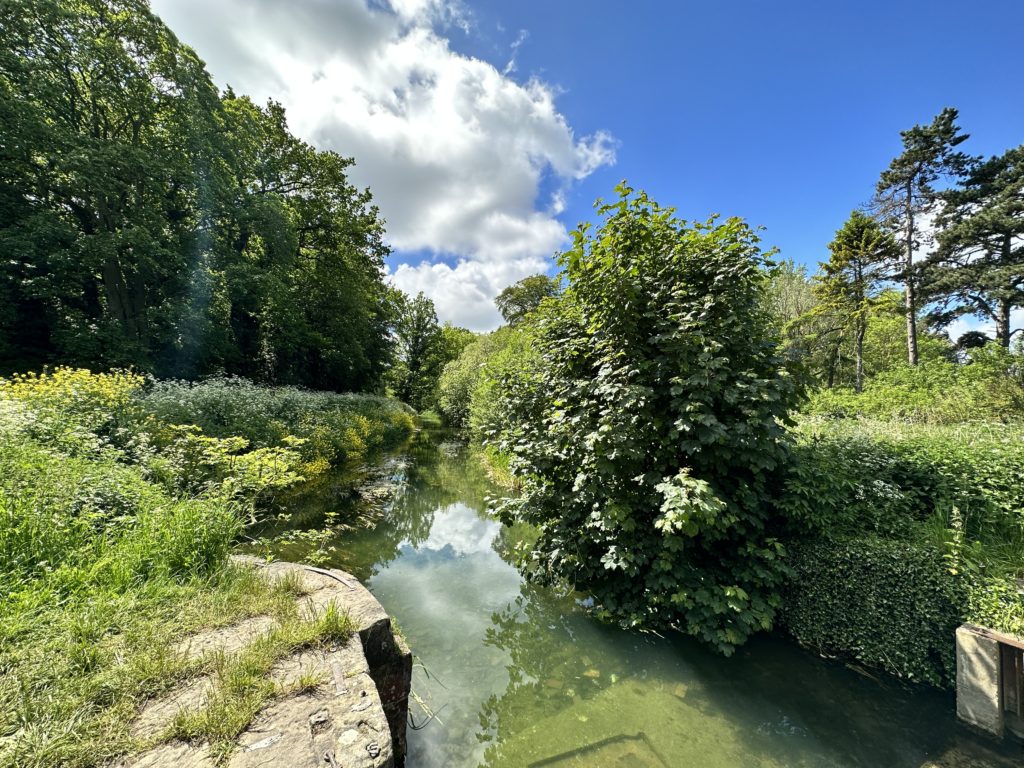 River Slea at the disused lock