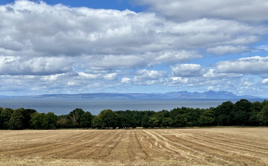The view from the site across the Firth of Clyde​