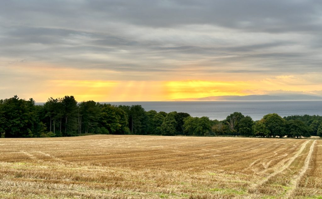 Sunset at Culzeana Castle Campsite