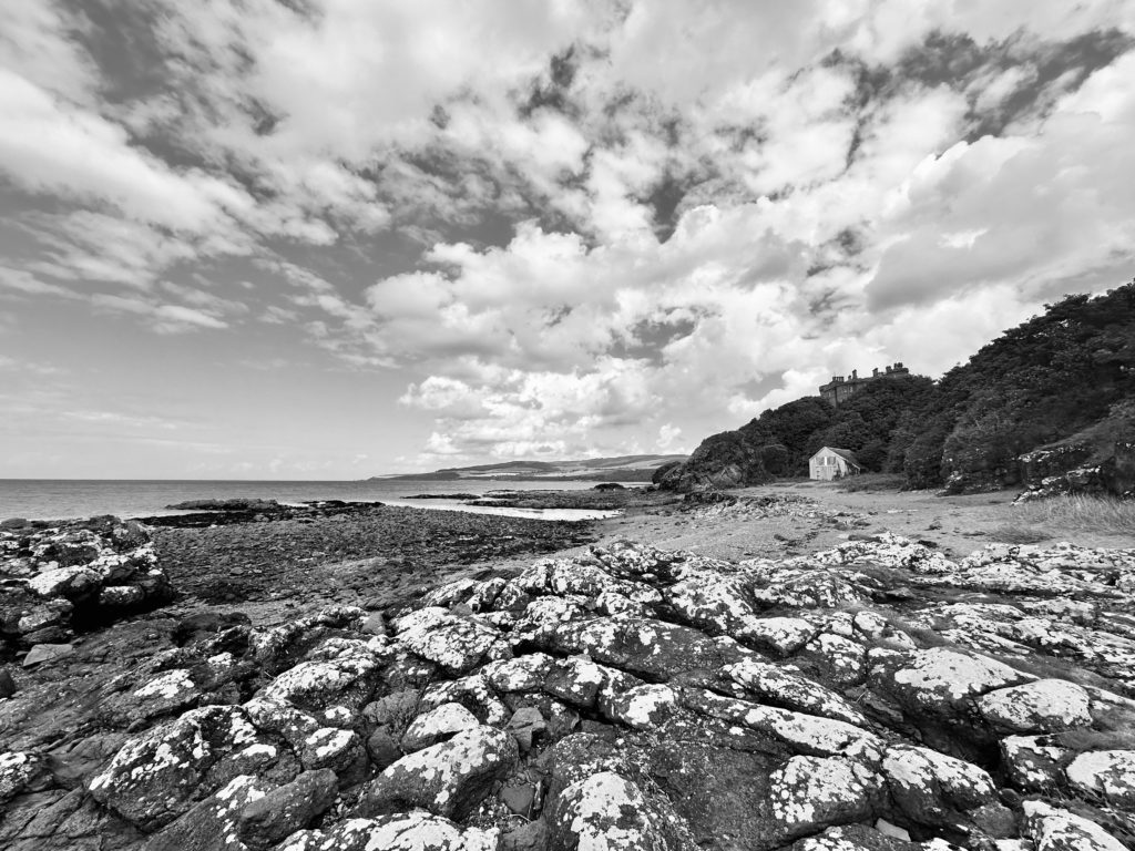 Culzean Castle and Country Park Dolphin beach walk and boat house