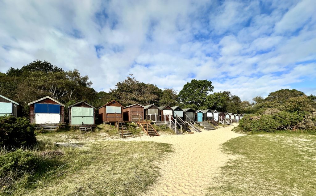 Studland beach huts