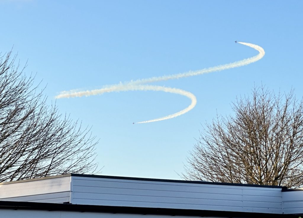 Two Red Arrows