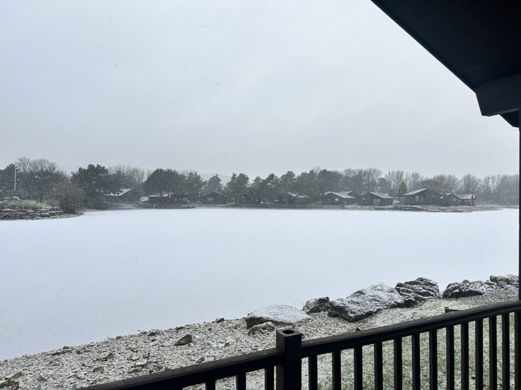 Snow at Pine Lake Resort