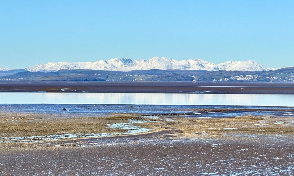 Morecambe Bay and the Lake District