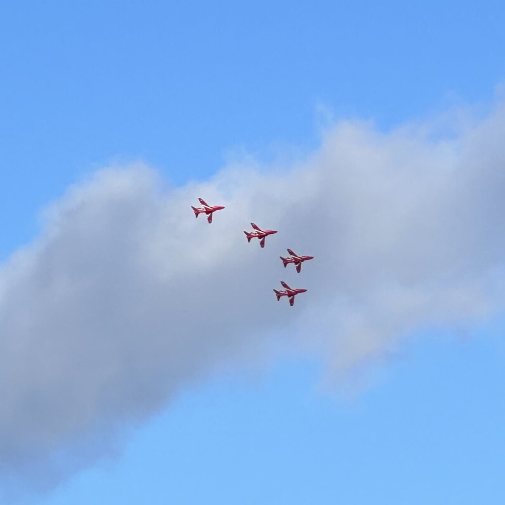 Four Red Arrows