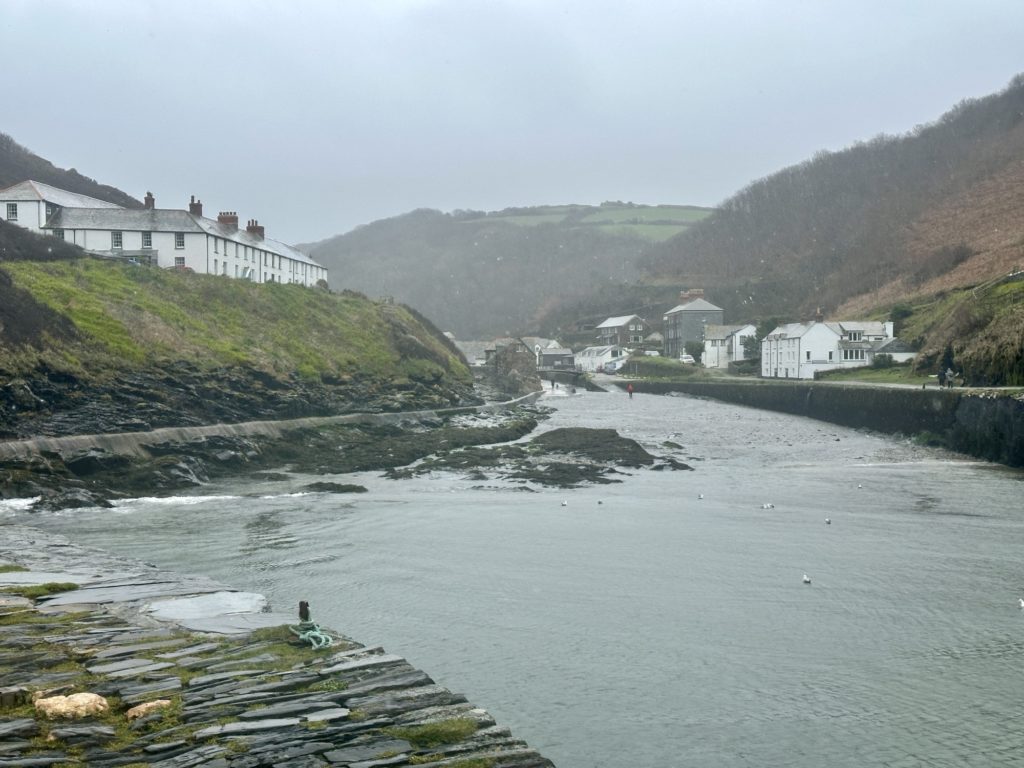 Boscastle in the rain