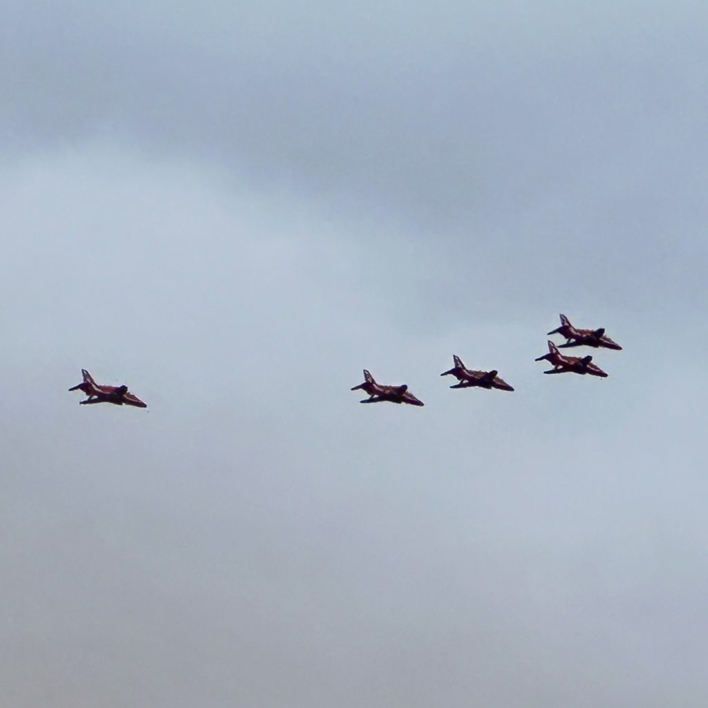 Five Red Arrows