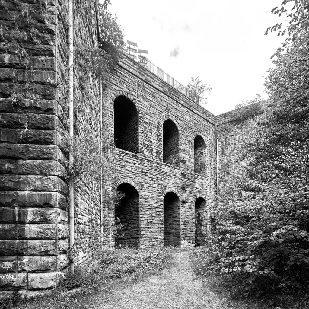 Under the railway
