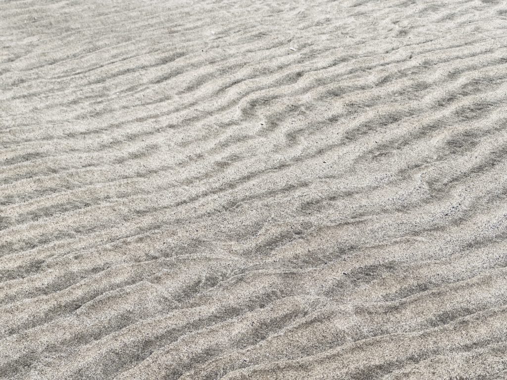 Sand ripples Lincolnshire coast
