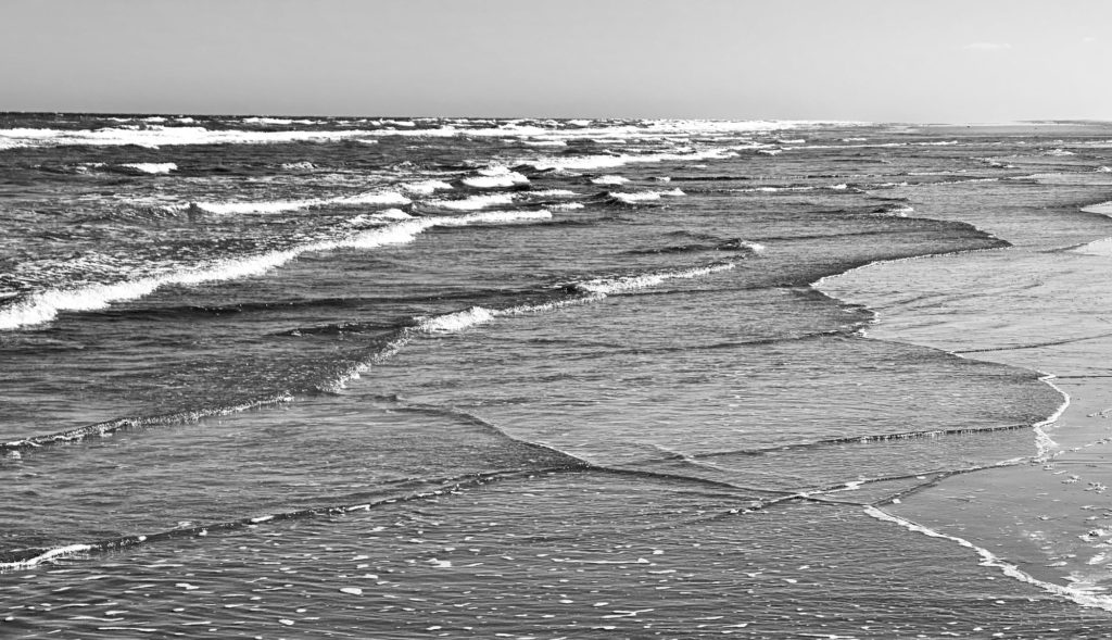 Lincolnshire coast the North Sea