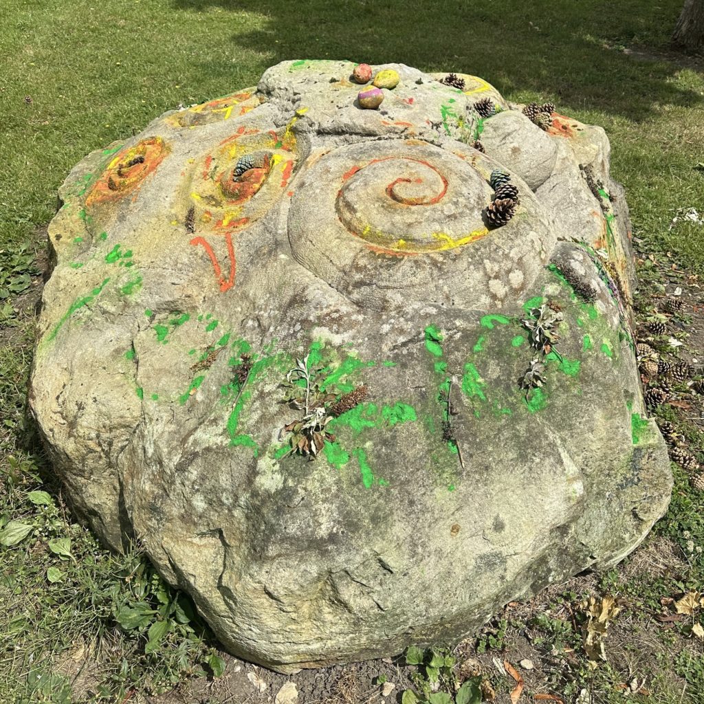 Painted rock