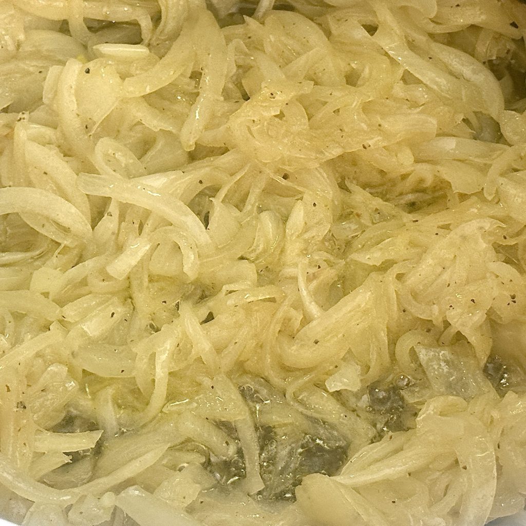 Onions cooking