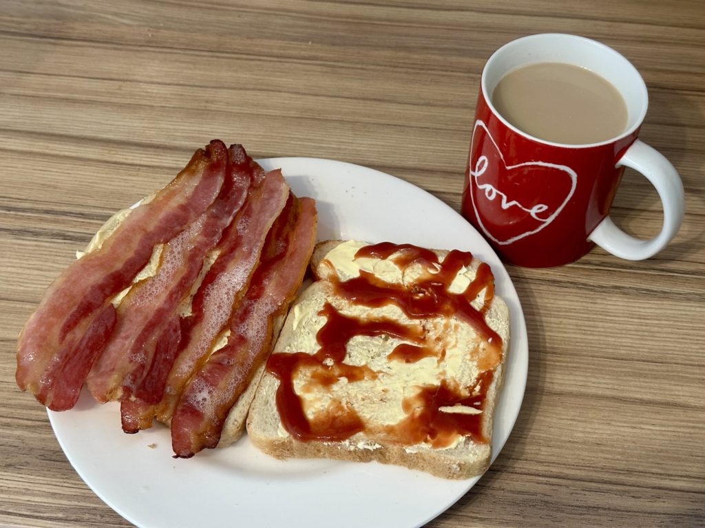 Bacon sandwiches