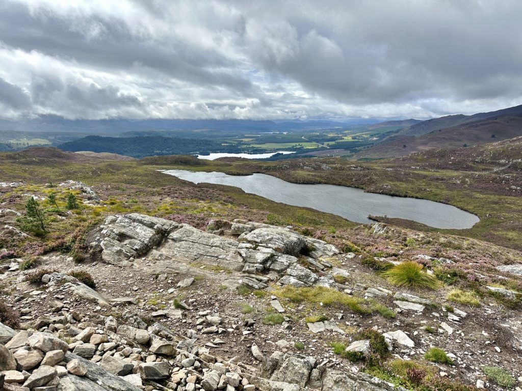 From the cairn on the ridge Craigellachie National Nature Reserve