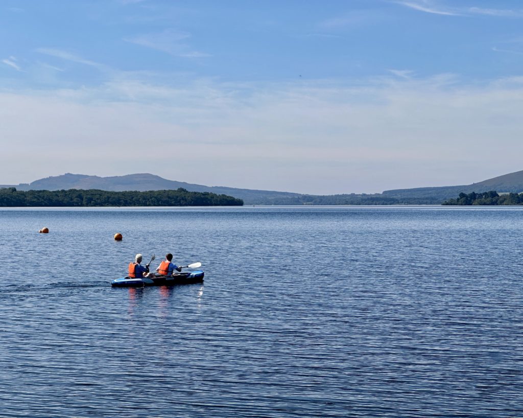 Canoe on Loch Lomond
