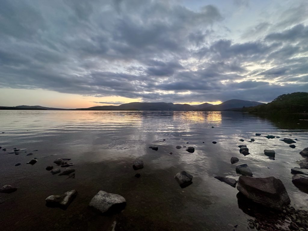 Sunset over Loch Lomond